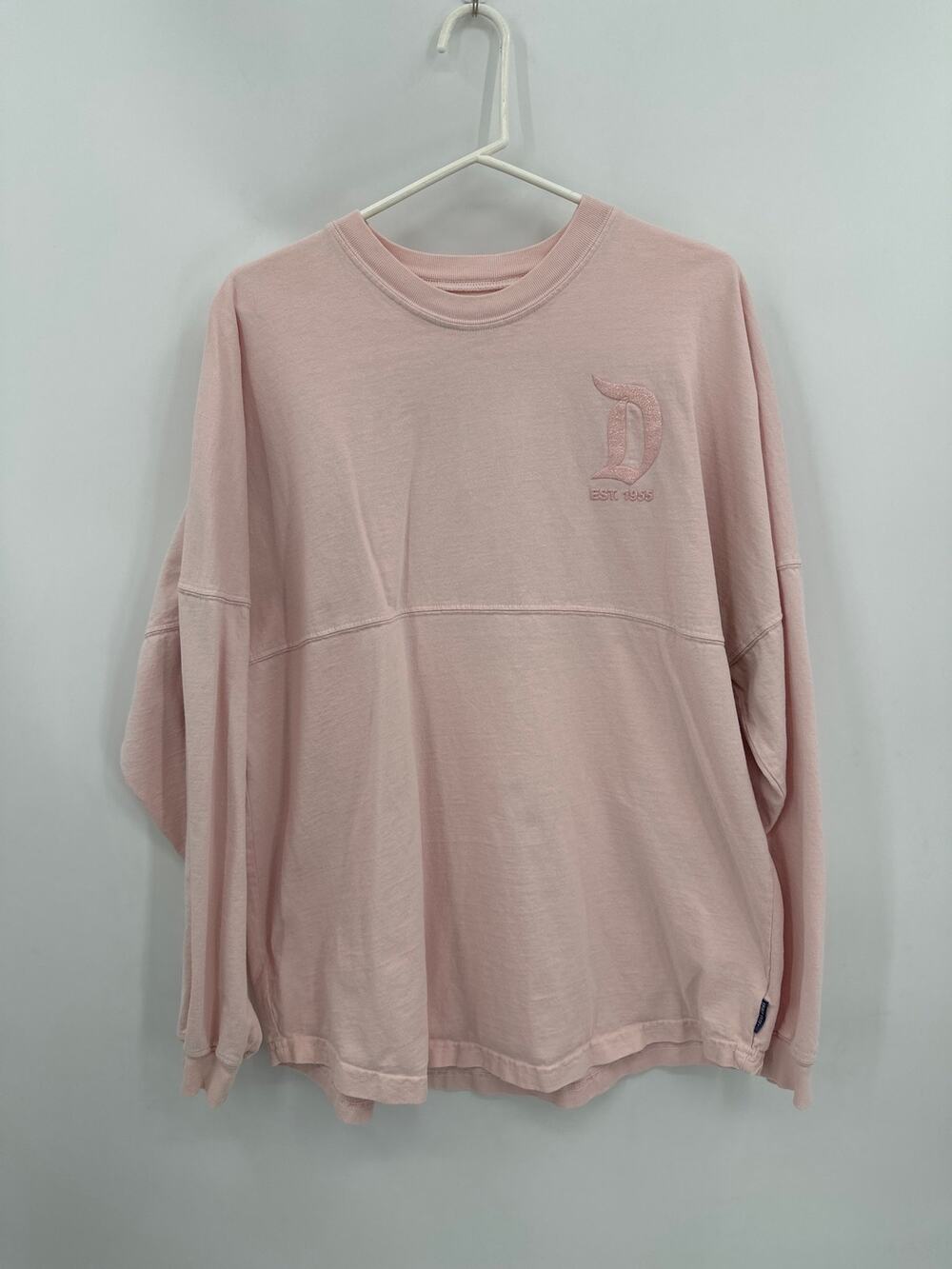 Disney Parks Womens Millennial Pink Disneyland Resort Spirit Jersey Large